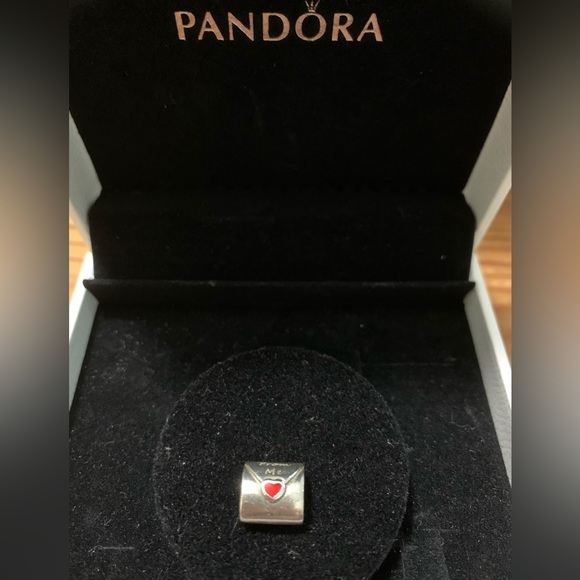 PANDORA Sterling Silver LetterTo My Love From Me charm -790894EN09 - Picture 3 of 6